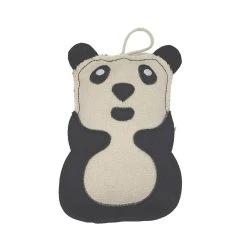 JoJo Modern Pets Eco-friendly Canvas And Jute Panda Dog Toy