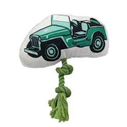 JoJo Modern Pets Retro Army Jeep Plush Dog And Puppy Toy