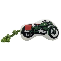 JoJo Modern Pets Retro Army Motorcycle Plush Dog And Puppy Toy