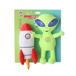 JoJo Modern Pets Out Of This World Crinkle And Squeaky Plush Dog Toy Combo