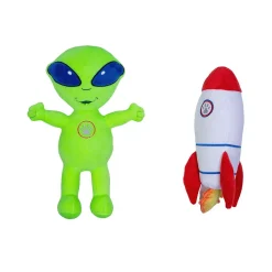 JoJo Modern Pets Out Of This World Crinkle And Squeaky Plush Dog Toy Combo -PetPals Group shop 6103315 ALT2