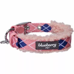 Blueberry Pet Soft & Comfy Sherpa Fleece Padded Dog Collar In Scottish Argyle 8 Blueberry Pet Soft & Comfy Sherpa Fleece Padded Dog Collar In Scottish Argyle -PetPals Group shop 6116903 ALT2