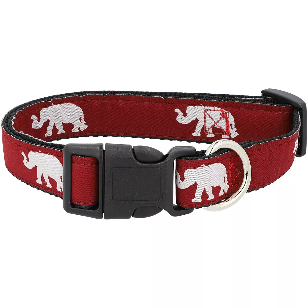 Alabama Crimson Tide Team 1" Regular Dog Collar 3 Alabama Crimson Tide Team 1" Regular Dog Collar