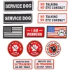 Okuna Outpost 12 Pack In Training Service Dog Patches For Vest, 8 Embroidered Designs For Support Animal Harness, Do Not Pet Signs -PetPals Group shop 6147019