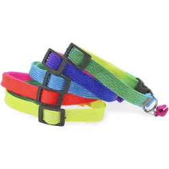 Okuna Outpost Cat Collar With Bell, Adjustable Snap Closure, Ombre Rainbow (12 Pack) 7 Okuna Outpost Cat Collar With Bell, Adjustable Snap Closure, Ombre Rainbow (12 Pack) -PetPals Group shop 6148567 ALT2