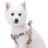 Blueberry Pet Spring Floral Ivory Dog Harness -PetPals Group shop 6173291