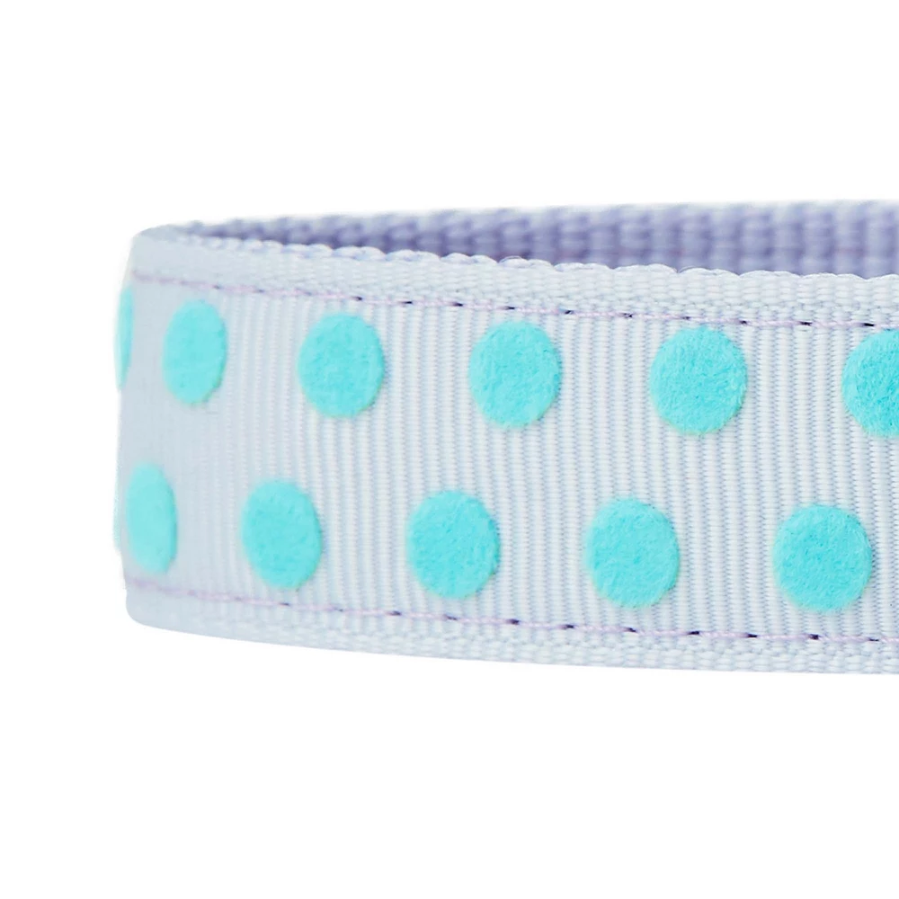 Blueberry Pet Dog Velvety Polka Dot Flocking Leash 5 Blueberry Pet Dog Velvety Polka Dot Flocking Leash - Image 3