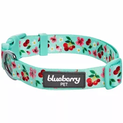 Blueberry Pet Dog Cherry Garden Floral Collar 10 Blueberry Pet Dog Cherry Garden Floral Collar -PetPals Group shop 6174096 ALT2