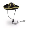 Zodaca Mini Dog Sombrero Party Hat For Cinco De Mayo, Small Pet Fiesta Costume (Black) -PetPals Group shop 6184627