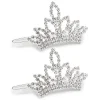 Zodaca 2.5 X 1.4 Inch Dog Crown With White Rhinestone, Small Pet Tiara (2 Pack) -PetPals Group shop 6184634
