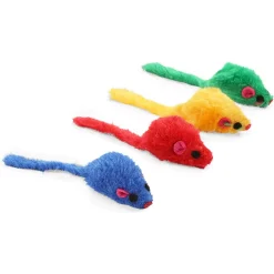 Zodaca Okuna Outpost Cat Mice Toys, Colorful Mouse Rattles For Pets In 4 Colors (2 X 0.7 In, 60 Pieces) 8 Zodaca Okuna Outpost Cat Mice Toys, Colorful Mouse Rattles For Pets In 4 Colors (2 X 0.7 In, 60 Pieces) -PetPals Group shop 6184644 ALT2