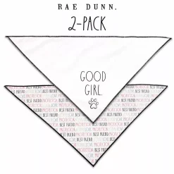 Rae Dunn Good Girl Pet Bandanna 2-Pack -PetPals Group shop 6217325 ALT3