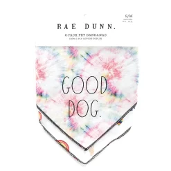 Rae Dunn Good Dog Rainbow Pet Bandanna