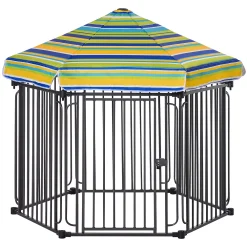 PawHut 48" X 41" Heavy-Duty Outdoor Pet Cage Kennel W/ Weather-Resistant Roof