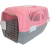 YML Small Plastic Carrier For Small Animal, Pink -PetPals Group shop 6288713