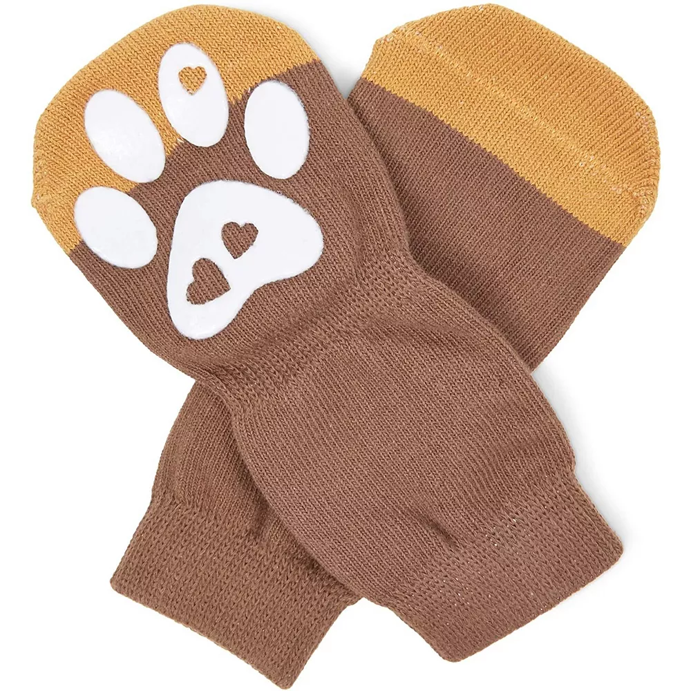 Zodaca Anti-Slip Dog Socks For Medium Dogs, Paw Protection (4 Pairs) 6 Zodaca Anti-Slip Dog Socks For Medium Dogs, Paw Protection (4 Pairs) - Image 4